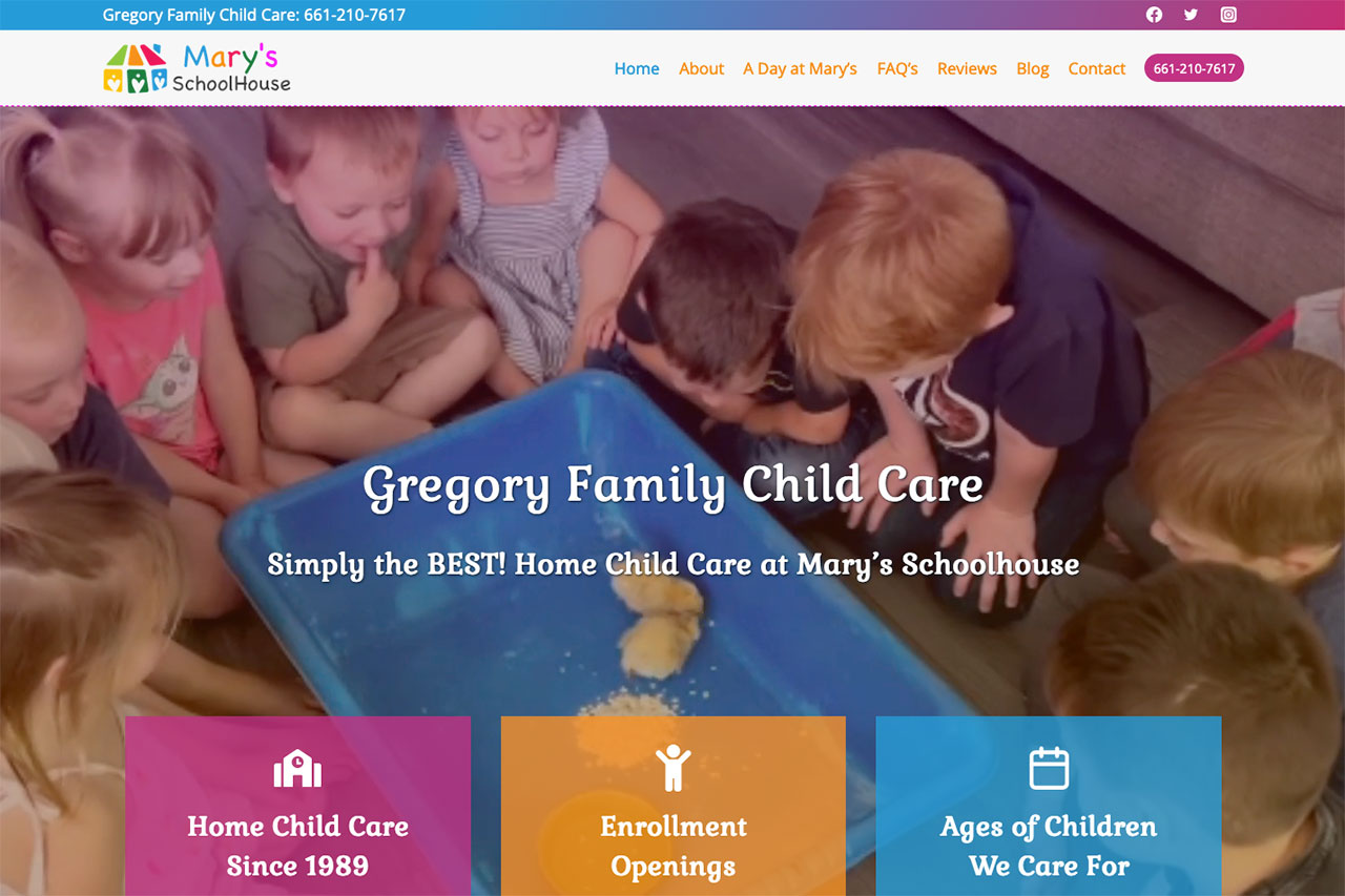 Gregory Family Child Care Project